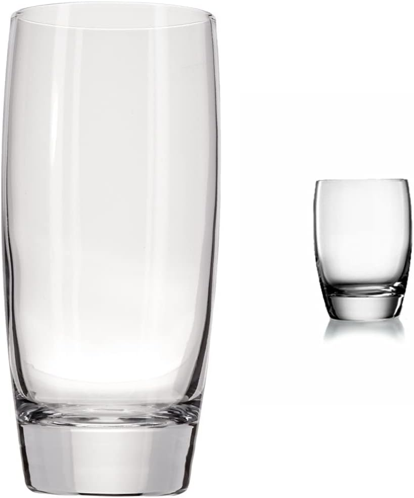 Luigi Bormioli Michelangelo Cooler Glasses, 20 Oz - Clear, Set of 4