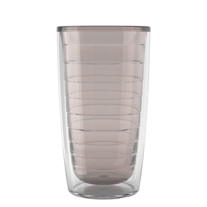 Tervis Clear & Colorful Tabletop Made in USA Double Walled Insulated Tumbler Travel Cup Keeps Drinks Cold & Hot, 16oz - 4pk, Clear