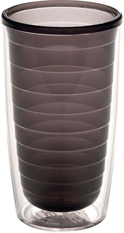 Tervis Clear & Colorful Tabletop Made in USA Double Walled Insulated Tumbler Travel Cup Keeps Drinks Cold & Hot, 16oz - 4pk, Clear