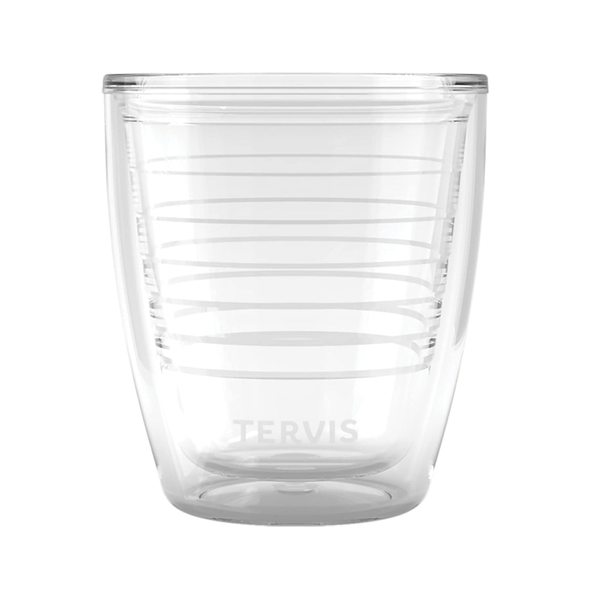 Tervis Clear & Colorful Tabletop Made in USA Double Walled Insulated Tumbler Travel Cup Keeps Drinks Cold & Hot, 16oz - 4pk, Clear