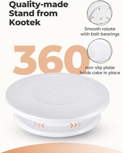 Kootek 71 Cake Decorating Kit Baking Supplies Tools for Beginners & Pros