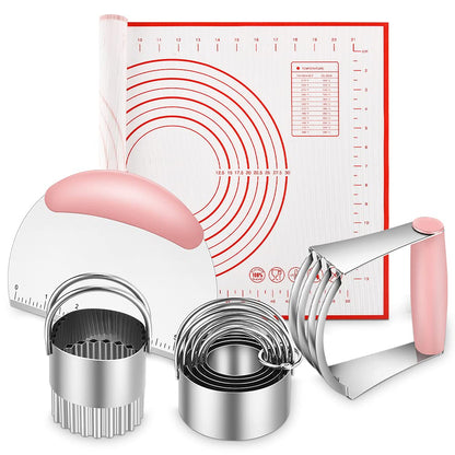 Pastry Cutter, Biscuit Cutter, Dough Scraper, Pastry Blender, Baking Mats