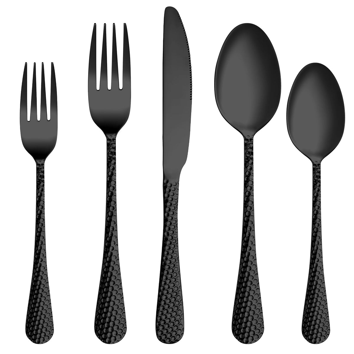20 Piece Silverware Set Service for 4,Premium Stainless Steel Flatware Set,Mirror Polished Cutlery Utensil Set,Durable Home Kitchen Eating Tableware Set,Include Fork Knife Spoon Set,Dishwasher Safe
