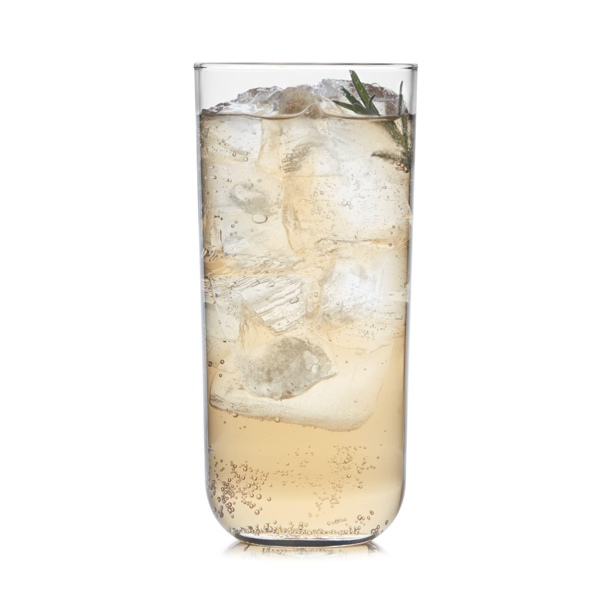 Libbey Heavy Base Drinking Glasses Set of 8, Weighted Clear Water Cups