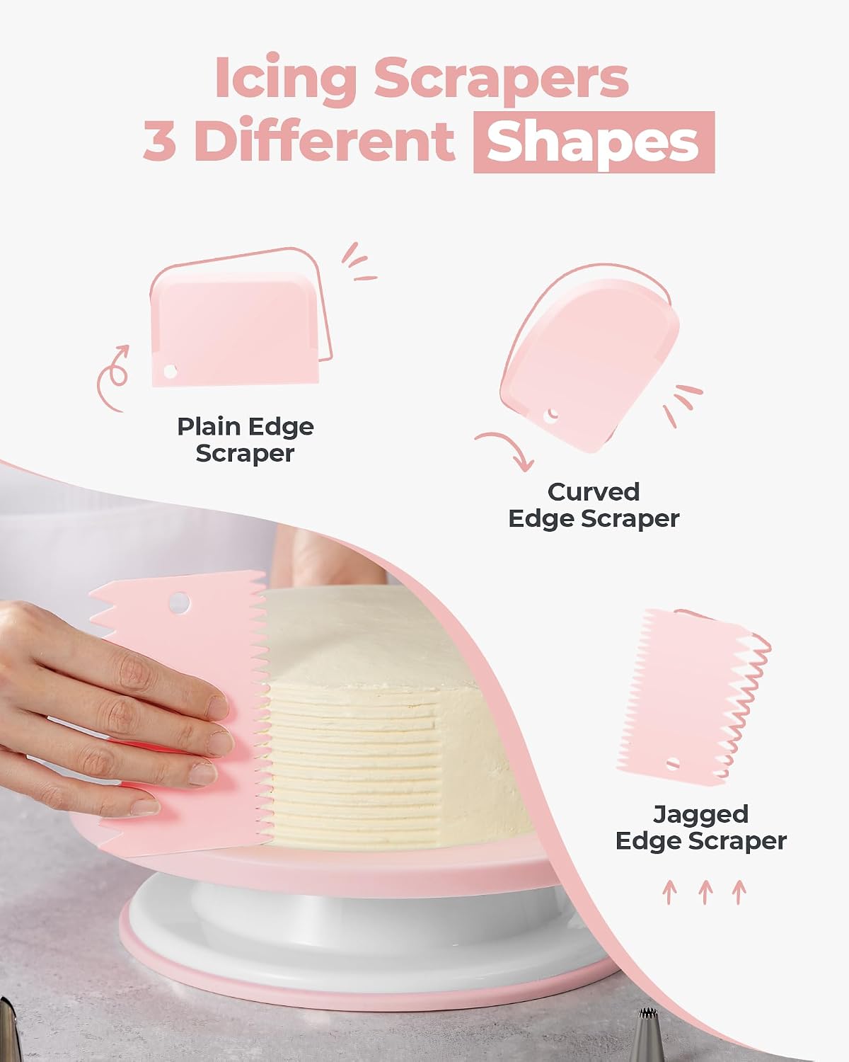 Kootek 158 Cake Decorating Kit Baking Supplies Tools for Beginners & Pros