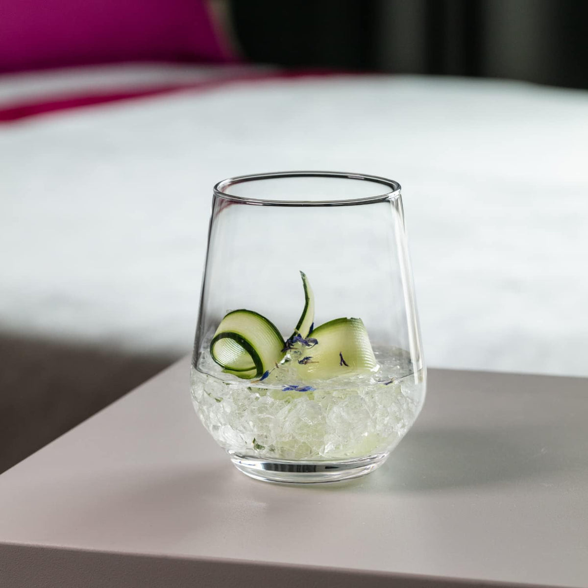 Krosno Water Glasses Set of 6, 13.5 oz, Splendour Collection