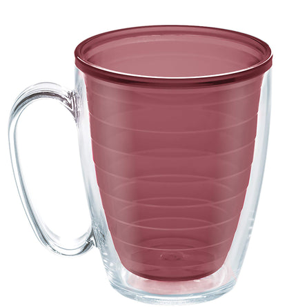 Tervis Clear & Colorful Tabletop Made in USA Double Walled Insulated Tumbler Travel Cup Keeps Drinks Cold & Hot, 16oz - 4pk, Clear