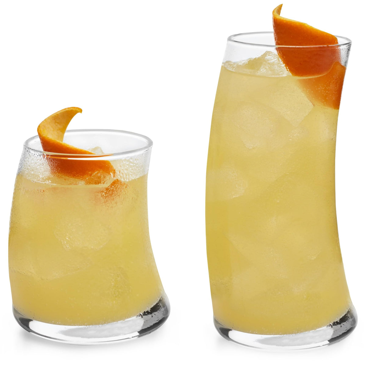 Libbey Province Tumbler & Rocks Drinking Glasses Set of 16, Tall Glass Cups