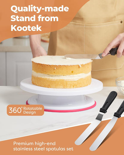 Kootek 700 Cake Decorating Kit Baking Supplies Tools for Beginners & Pros
