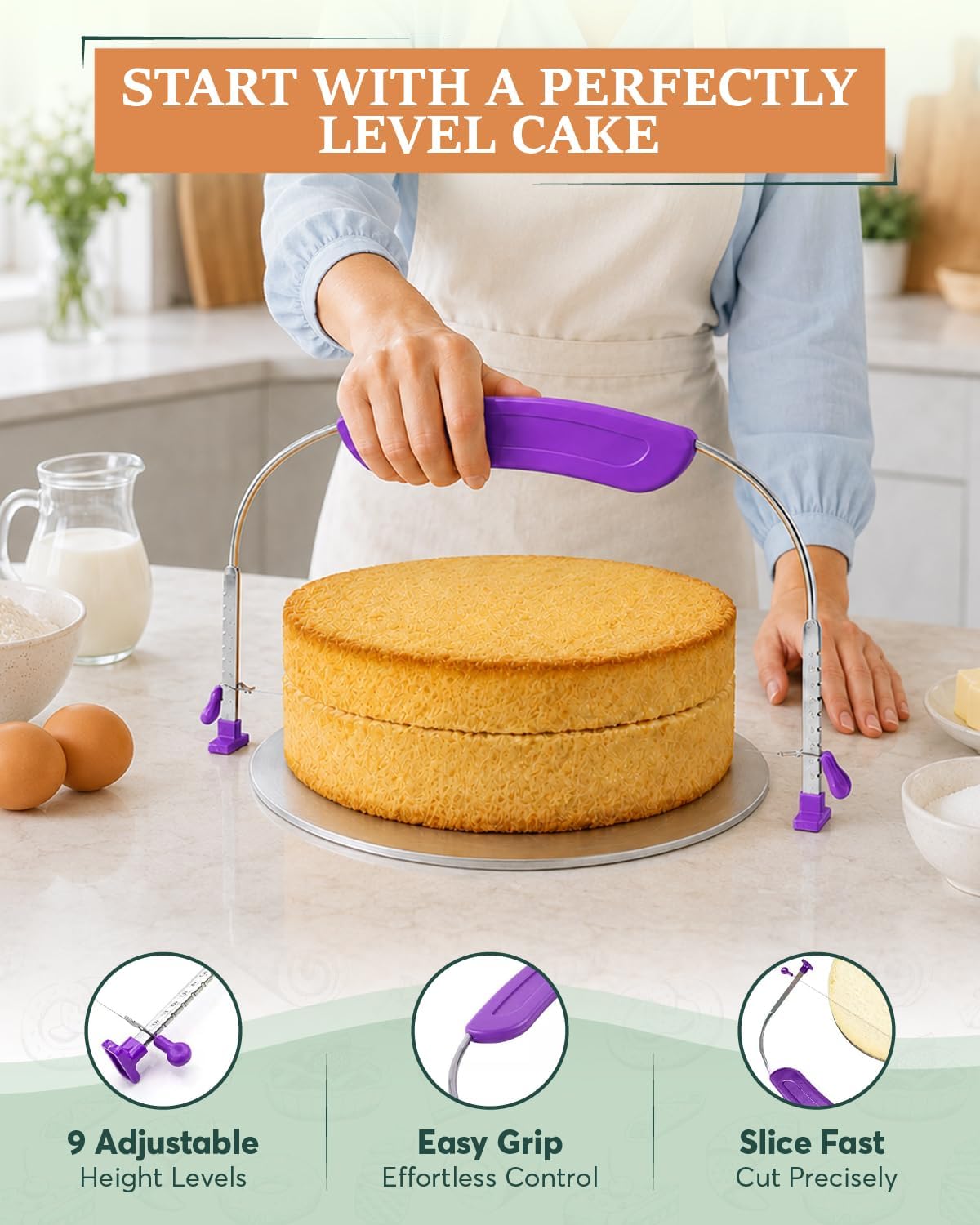 RFAQK 90PCs Cake Decorating Kit with Video Course for Beginner by Pro Baker