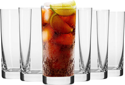 Krosno Water Glasses Set of 6, 11.8 oz, Blended Collection