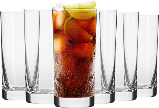Krosno Water Glasses Set of 6, 11.8 oz, Blended Collection