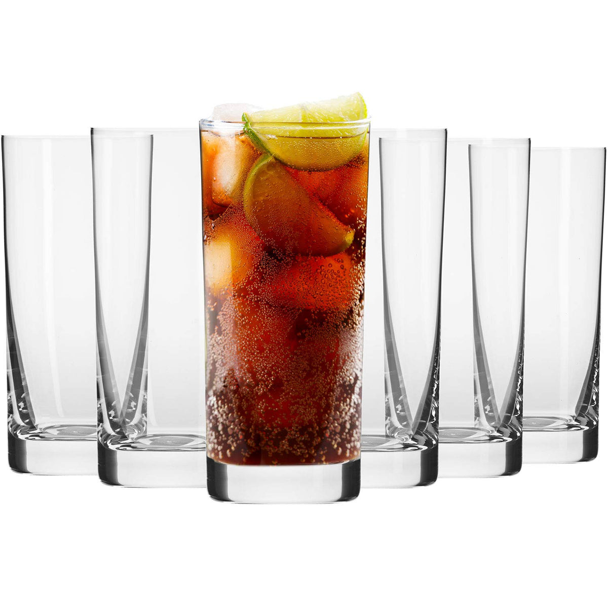 Krosno Water Glasses Set of 6, 11.8 oz, Blended Collection