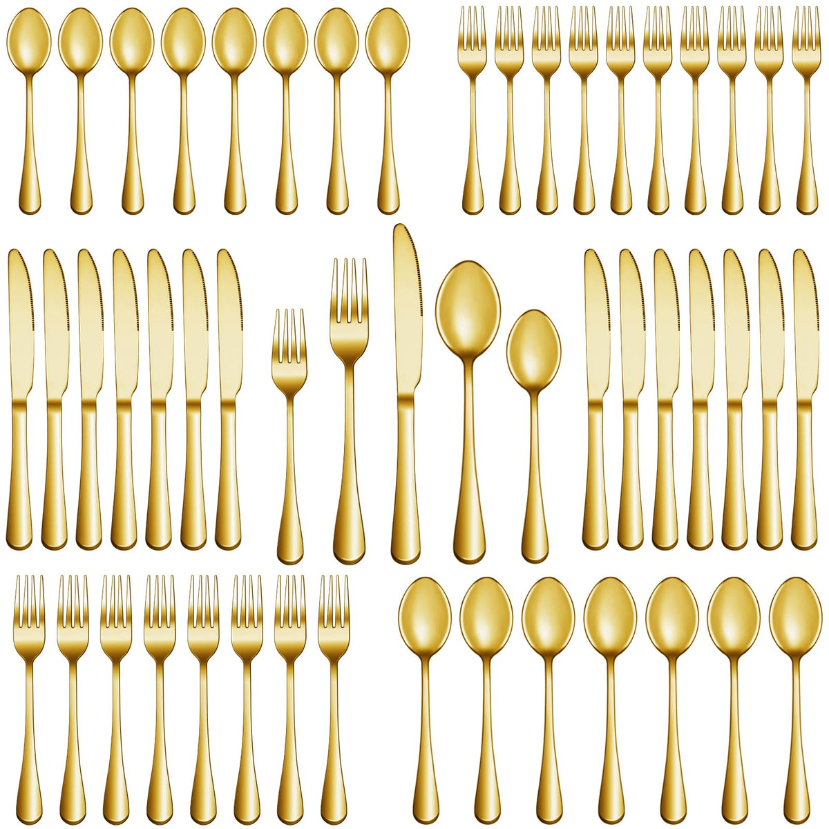 20 Piece Silverware Set Service for 4,Premium Stainless Steel Flatware Set,Mirror Polished Cutlery Utensil Set,Durable Home Kitchen Eating Tableware Set,Include Fork Knife Spoon Set,Dishwasher Safe