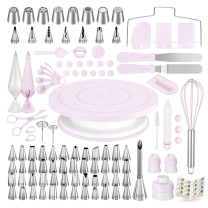 Kootek 158 Cake Decorating Kit Baking Supplies Tools for Beginners & Pros