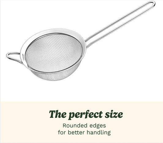 Cuisinart Mesh Strainers, Stainless Steel, Dishwasher Safe, 3-Count