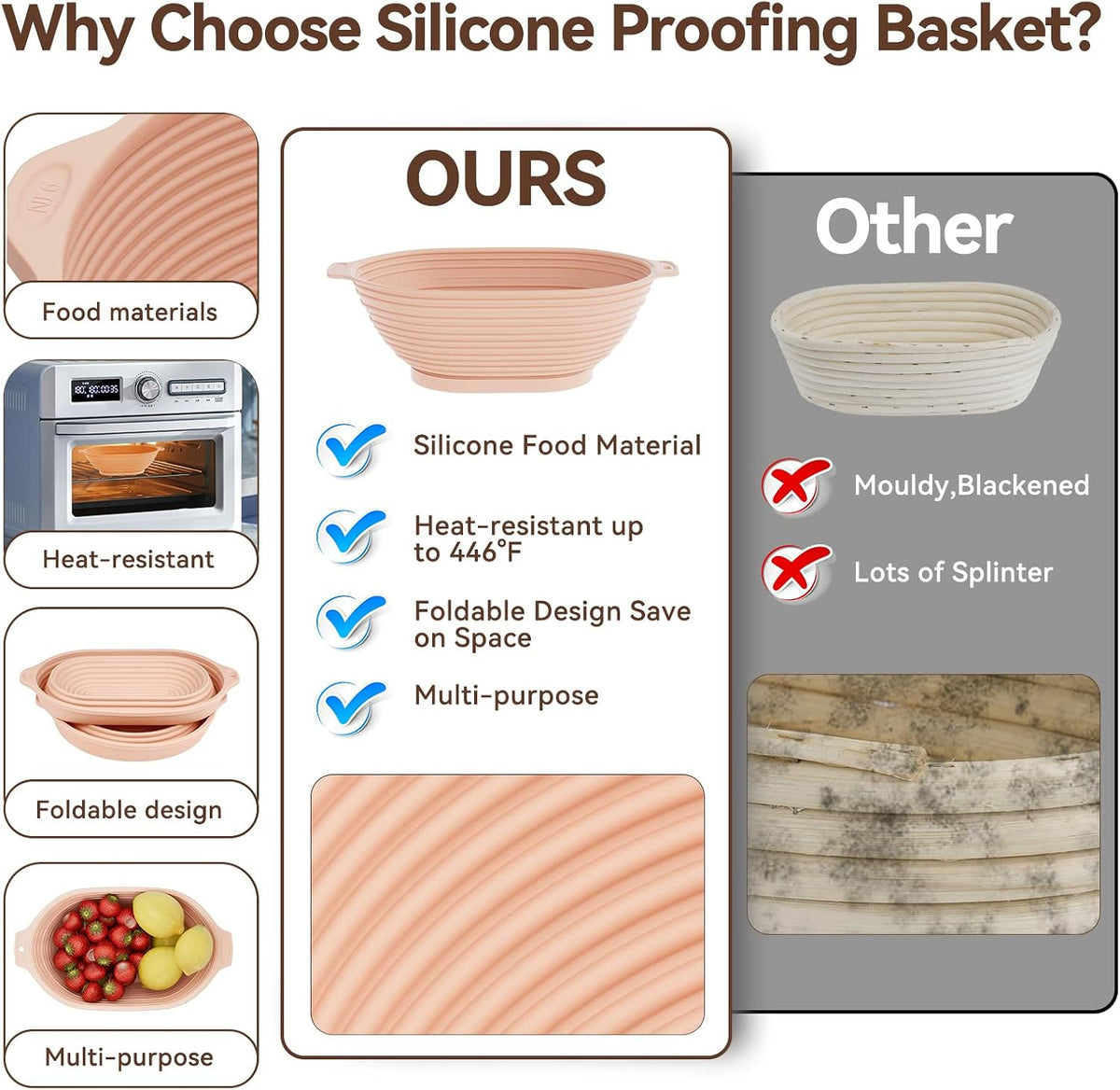 Sourdough Starter Kit, 24PCS Sourdough Bread Baking Supplies, 9"Round & 11"Oval Banneton Bread Proofing Basket, Bread Sling, Starter Jar, Whisk, Scrapers, Bread Lame, Bag, Sour Dough Making Tools Kit