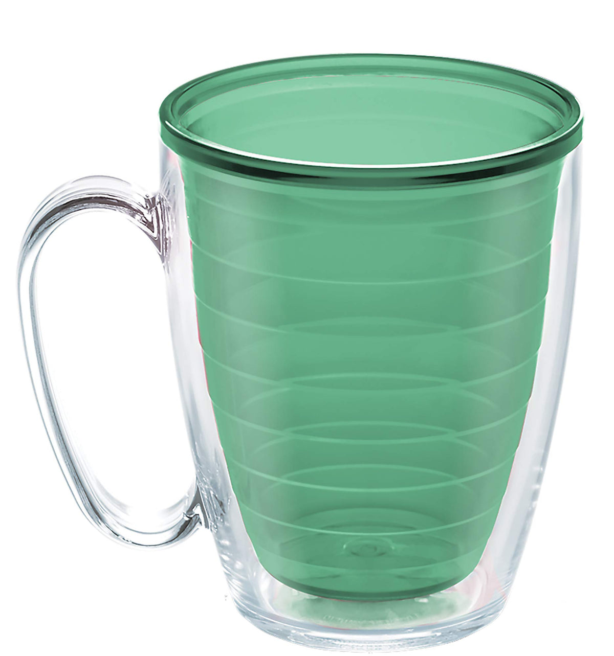 Tervis Clear & Colorful Tabletop Made in USA Double Walled Insulated Tumbler Travel Cup Keeps Drinks Cold & Hot, 16oz - 4pk, Clear