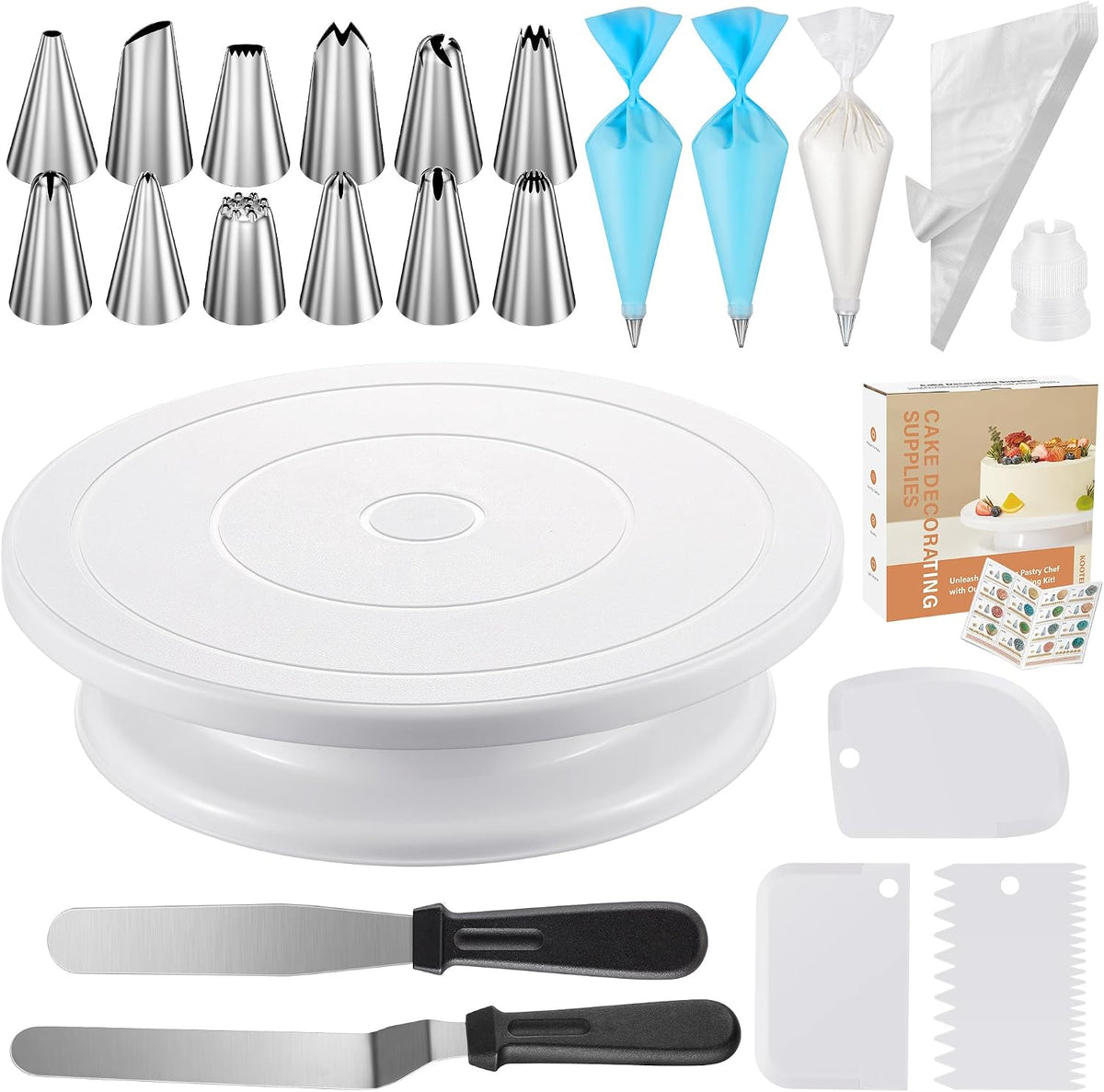 Kootek 71 Cake Decorating Kit Baking Supplies Tools for Beginners & Pros