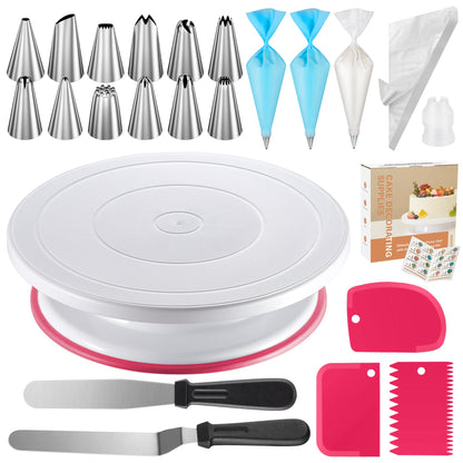 Kootek 71 Cake Decorating Kit Baking Supplies Tools for Beginners & Pros