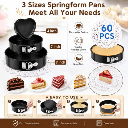 567 PCS Cake Decorating Kits with Baking kit Tools for Beginners & Pros