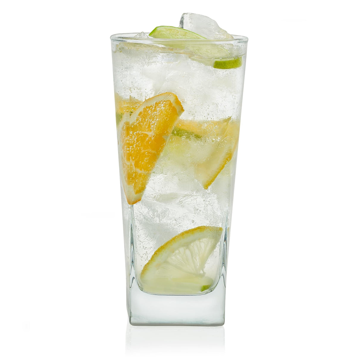 Libbey Heavy Base Drinking Glasses Set of 8, Weighted Clear Water Cups