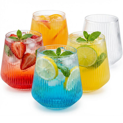 40 Pack Plastic Wine Glasses, 12 Oz Disposable Cocktail Whiskey Glasses