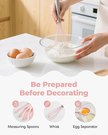 Kootek 158 Cake Decorating Kit Baking Supplies Tools for Beginners & Pros