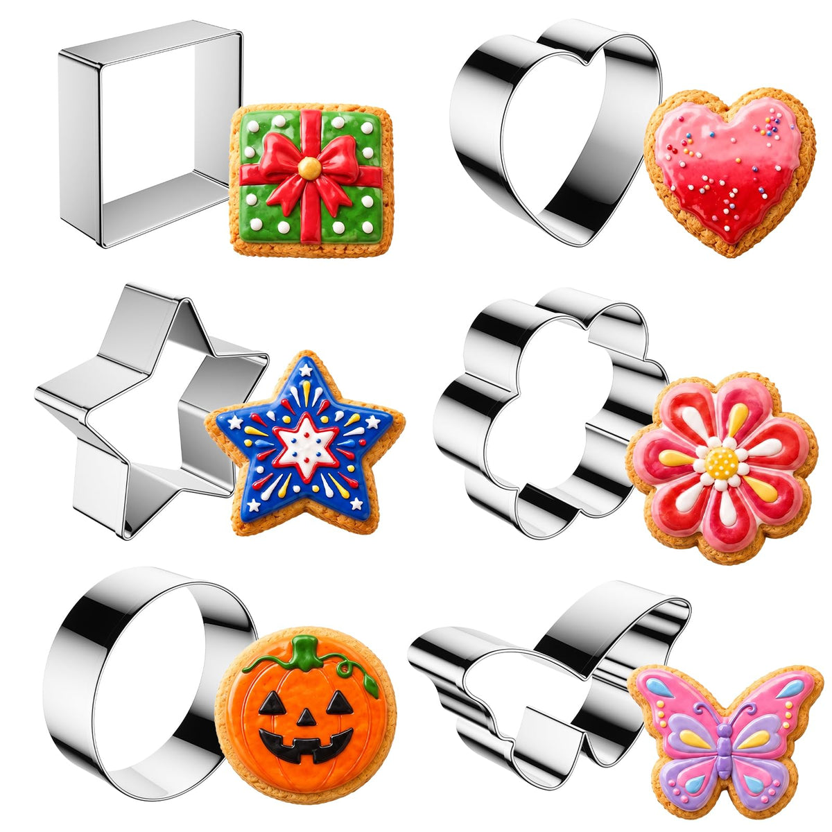 Pastry Cutter, Biscuit Cutter, Dough Scraper, Pastry Blender, Baking Mats