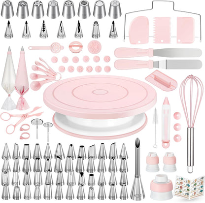 Kootek 158 Cake Decorating Kit Baking Supplies Tools for Beginners & Pros