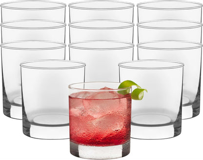 Libbey 917CD Heavy Base Rocks Glasses Set of 12, 11 oz