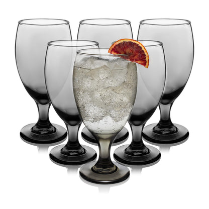 Libbey Province Tumbler & Rocks Drinking Glasses Set of 16, Tall Glass Cups